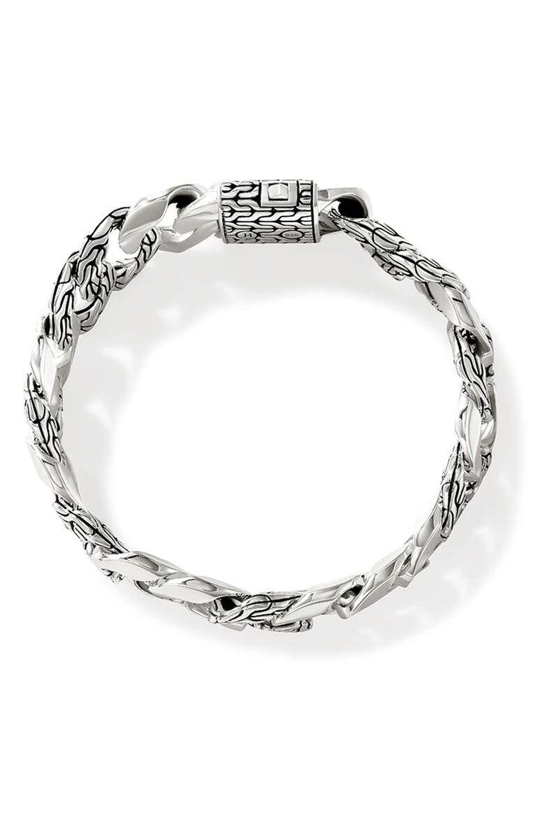 John Hardy Men's Curb Chain Bracelet, Alternate, color, Silver