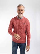 Weird Fish Griffen Cable Knit Jumper
