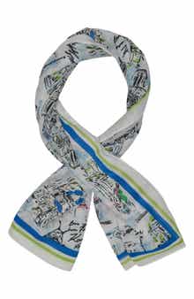 KARL LAGERFELD PARIS April in Paris Square Scarf