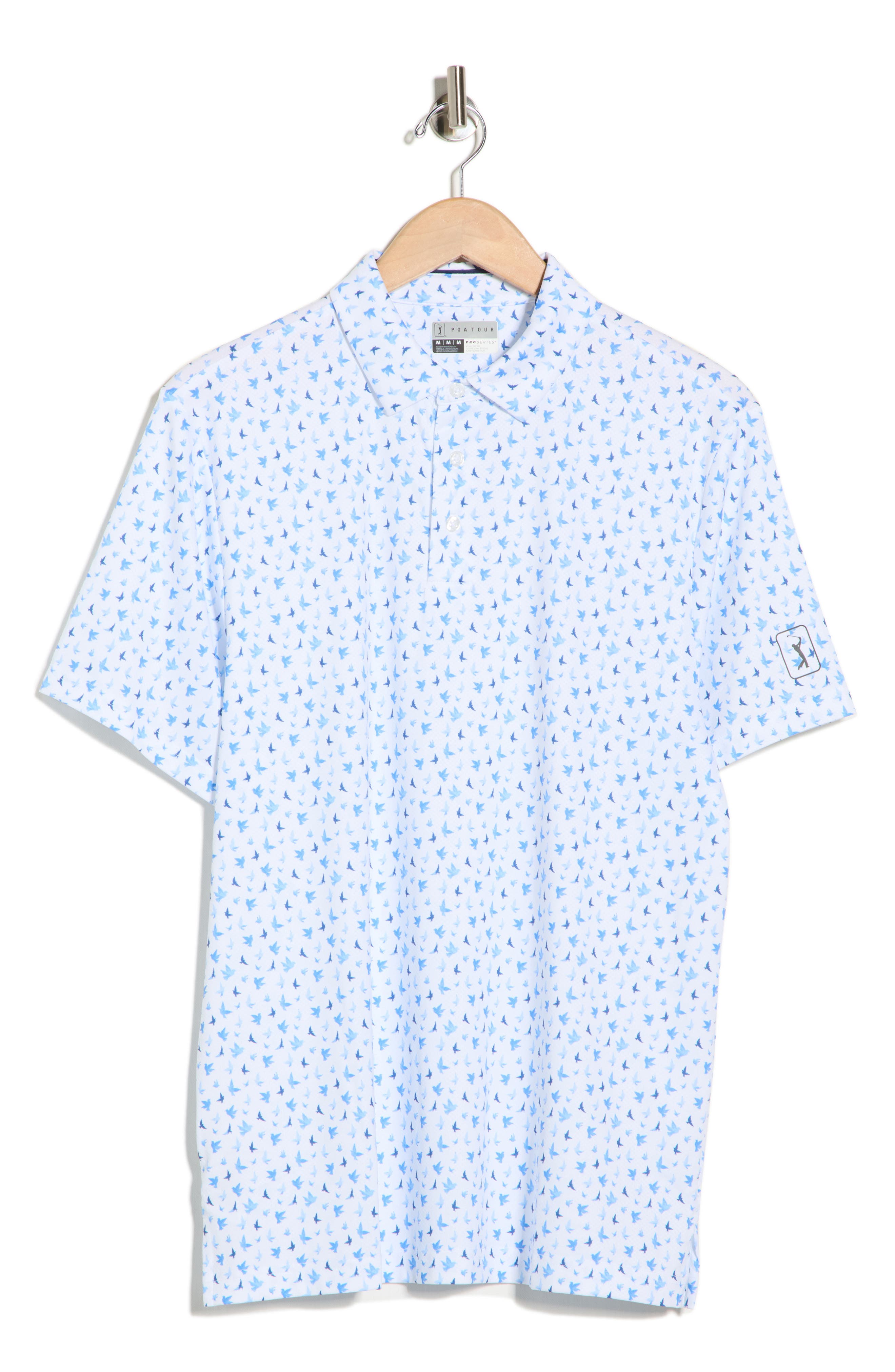 PGA TOUR All Over Birdie Knit Polo