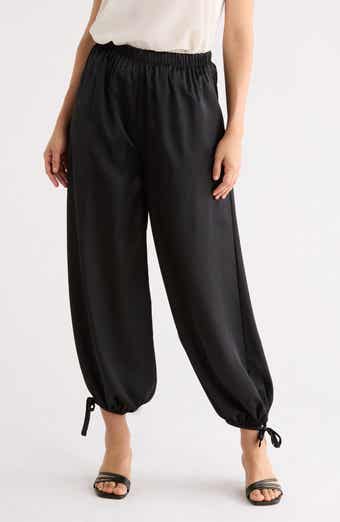 Renee C Tie Hem Satin Pants