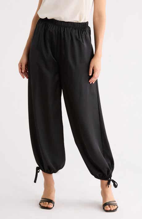 Renee C Tie Hem Satin Pants