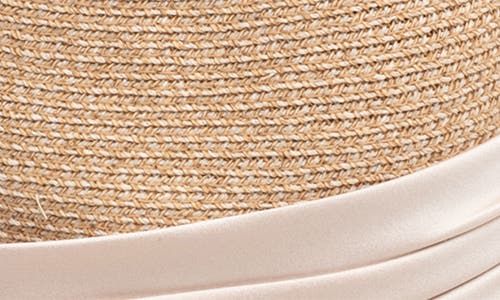 Eugenia Kim Courtney Straw Fedora With Twisted Band In Sand