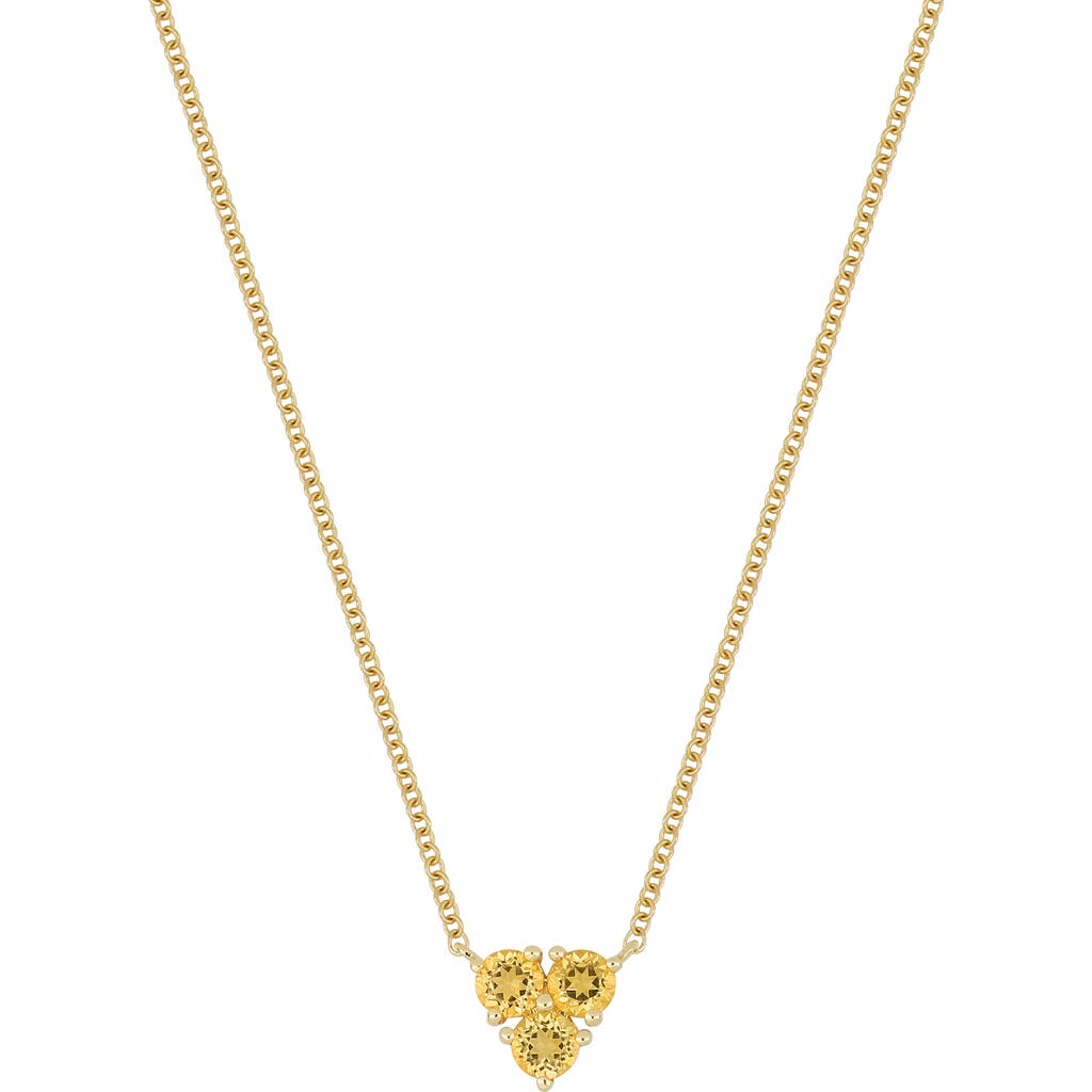 Bony Levy 14k Gold Pendant Necklace In 14k Yellow Gold Citrine