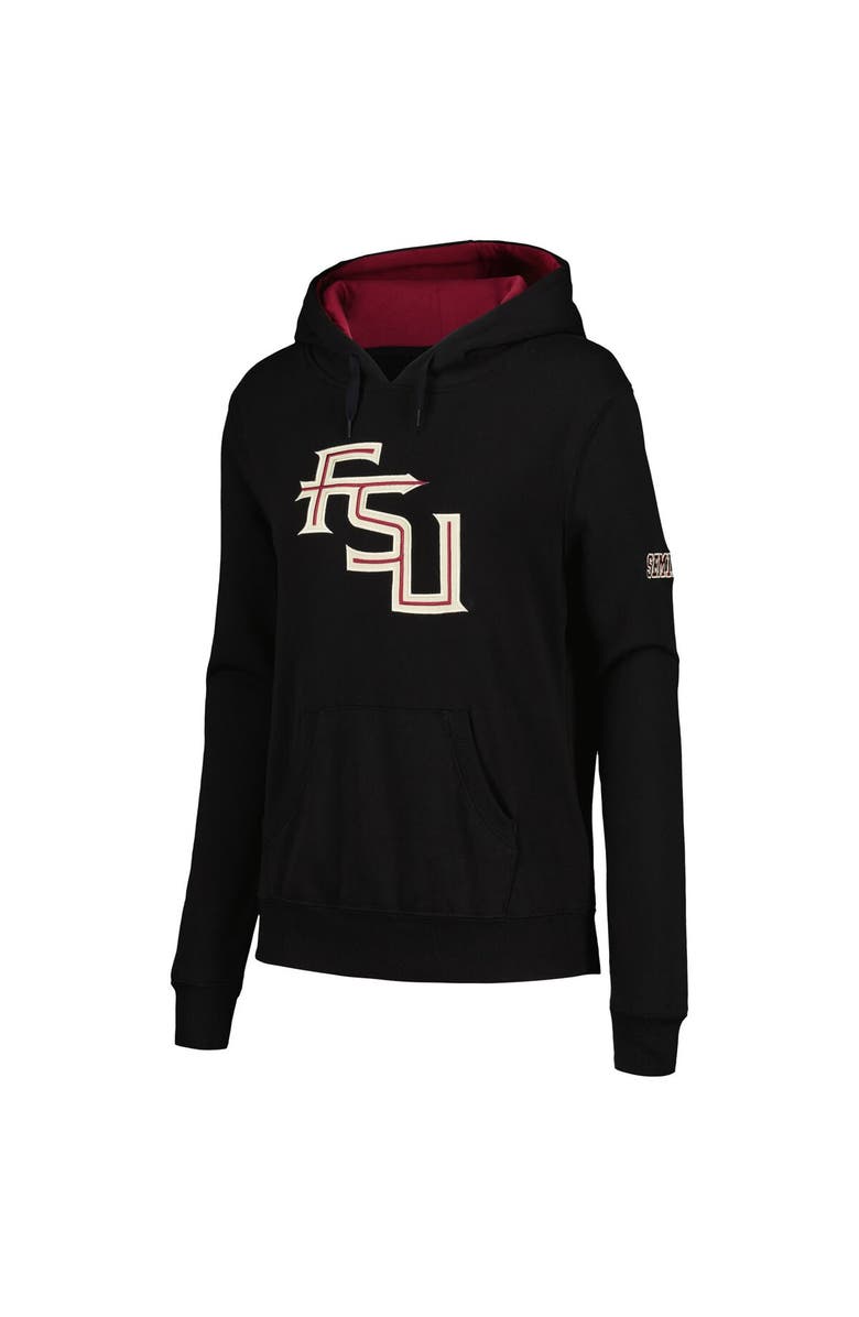 COLOSSEUM Women's Colosseum Black Florida State Seminoles Big Logo Pullover Hoodie, Alternate, color, 