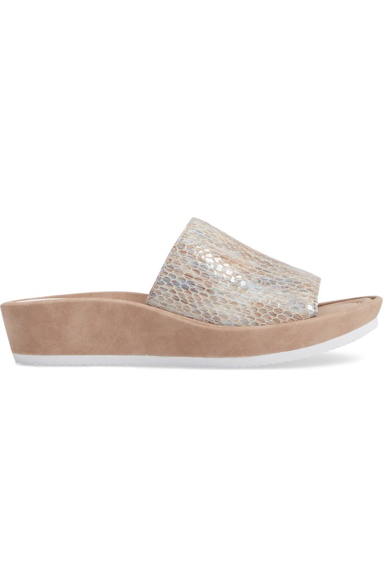 ara Tania Platform Wedge Slide Sandal, Alternate, color,