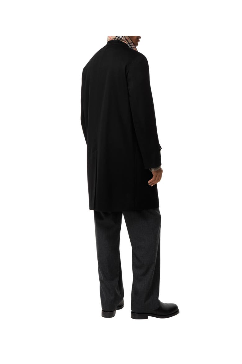 Mid-length Cashmere Car Coat, Alternate, color, Black