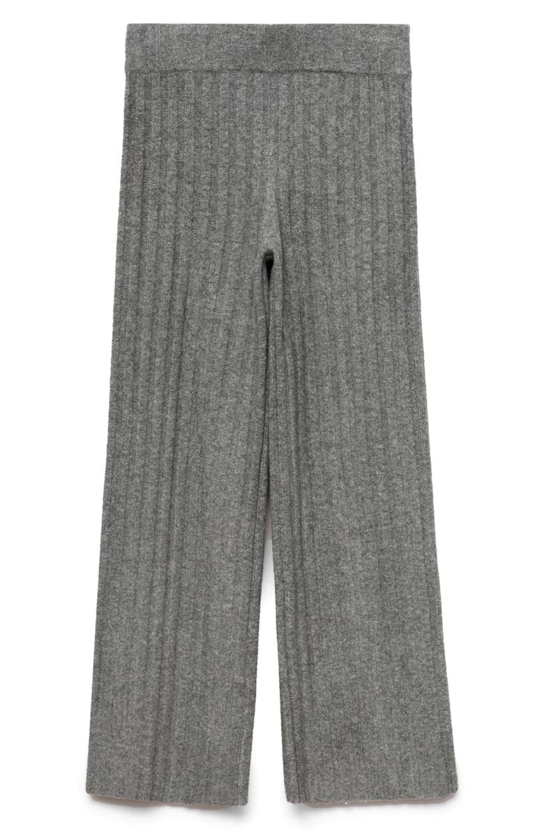 MANGO Rib Pull-On Pants, Alternate, color,