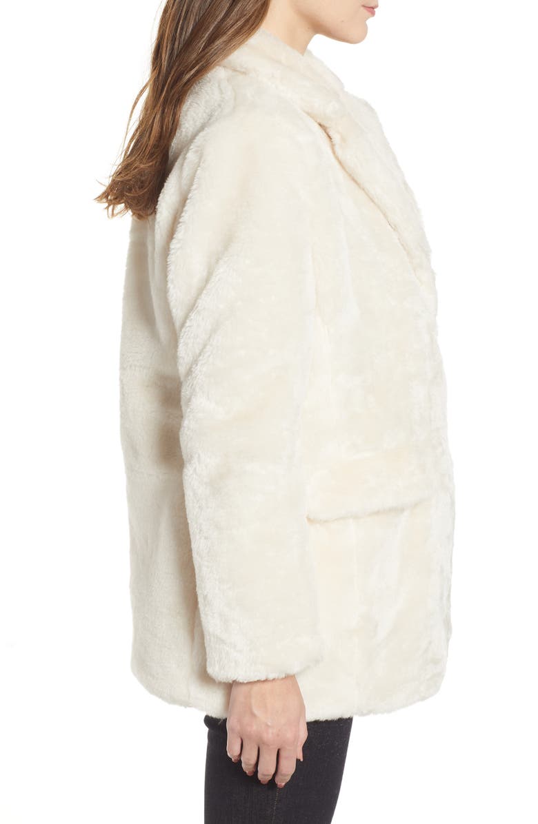 J.Crew Yuna Teddy Faux Fur Jacket, Alternate, color, 