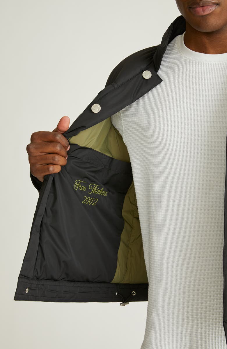 Hudson Jeans Quilted Puffer Trucker Jacket, Alternate, color, 