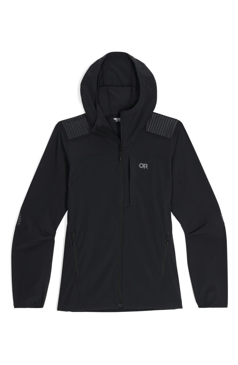 Outdoor Research Ferrosi Water Resistant DuraPrint Hooded Jacket, Alternate, color,