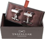 Trafalgar Dallas Square Joint Stone Cufflinks