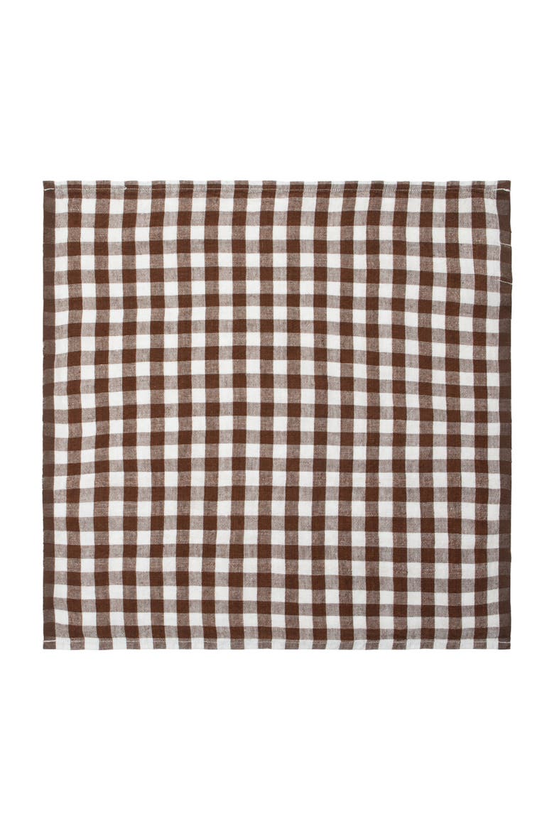 Picnic Napkins - Set of 4, Alternate, color, Walnut 20" x 20"