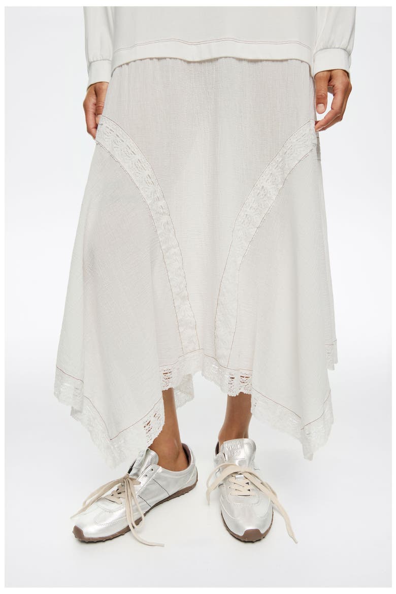 Asymmetric 2 1 Dress, Alternate, color, IVORY