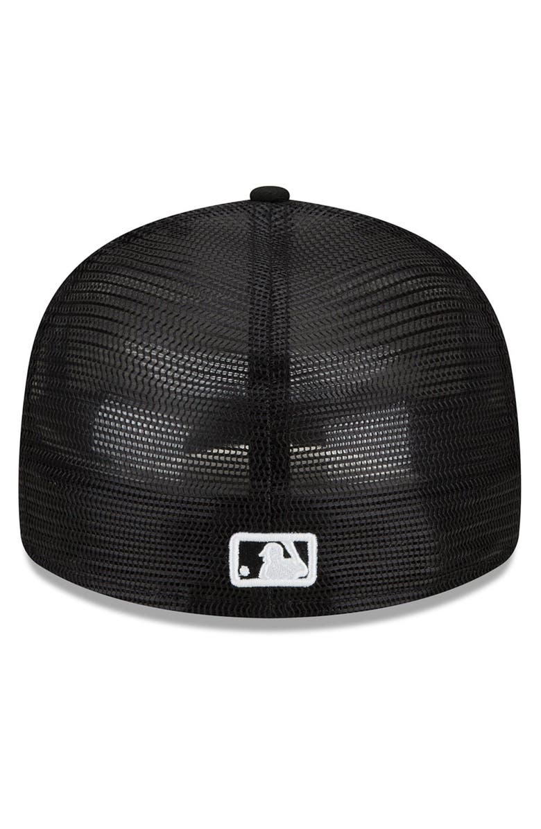 New Era Men's New Era Black Chicago White Sox Batting Practice Low Profile 59FIFTY Fitted Hat, Alternate, color,
