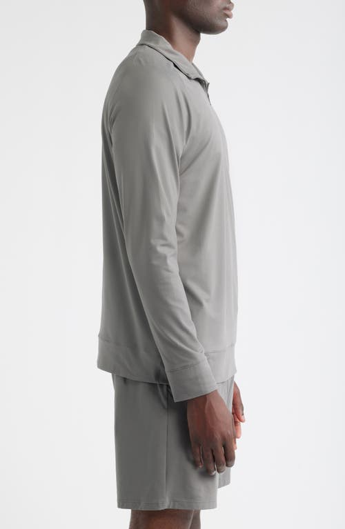 Zella Live In Performance Quarter Zip Pullover In Gray