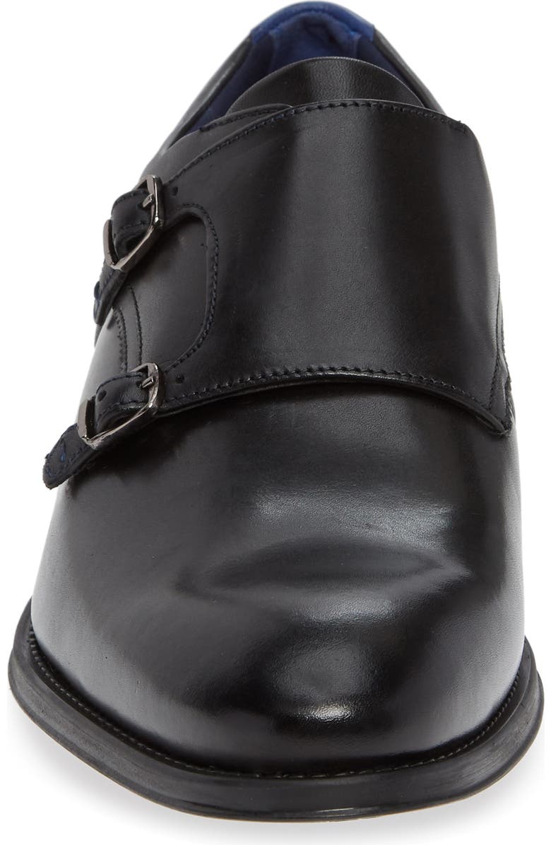 Ted Baker London Cathon Double Buckle Monk Shoe, Alternate, color,