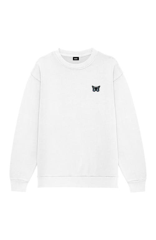 Dalix Womens Butterfly Heavyweight Relaxed Sweatshirt