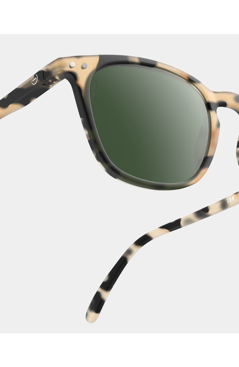 IZIPIZI #E 49mm Trapeze Sunglasses, Alternate, color, Light Tortoise