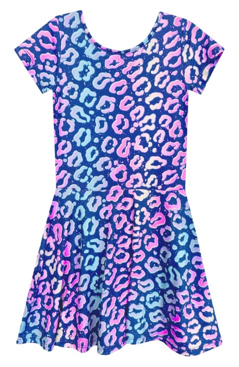 Kids' Simply Soft Short Sleeve Skater Dress (Little Kid & Big Kid)