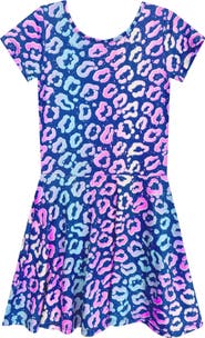 PixieLane Kids' Simply Soft Short Sleeve Skater Dress