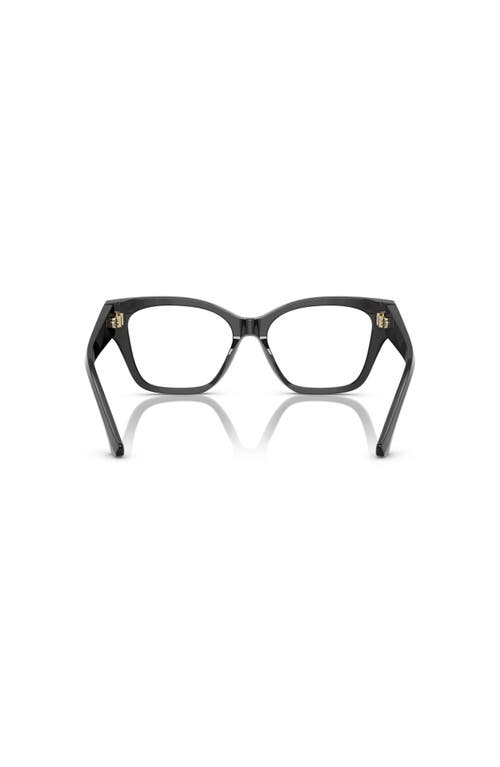 Burberry 54mm Cat Eye Optical Glasses In Black