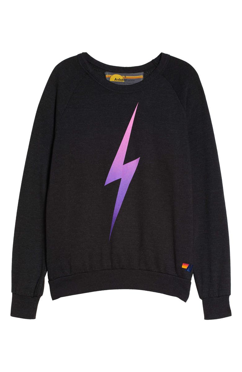 Aviator Nation Bolt Fade Sweatshirt, Alternate, color, 