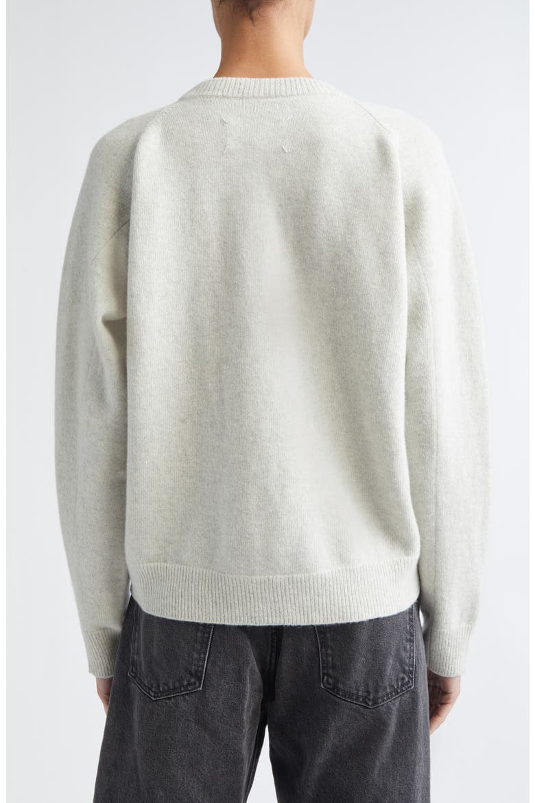 Wool V-Neck Cardigan, Alternate, color, LIGHT GREY