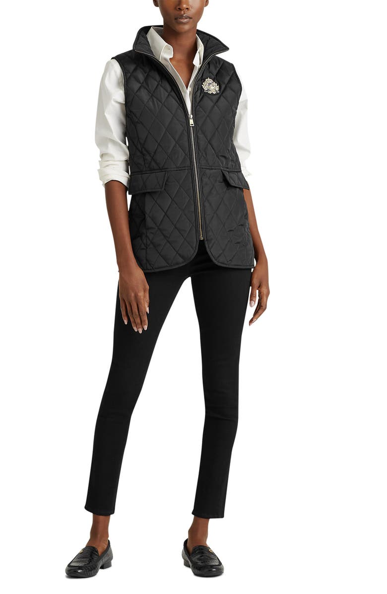Lauren Ralph Lauren Quilted Vest, Alternate, color, 