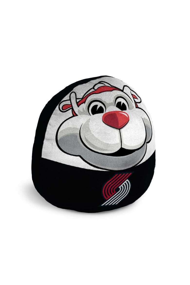 Portland Trail Blazers Plushie Mascot Pillow, Main, color, Black