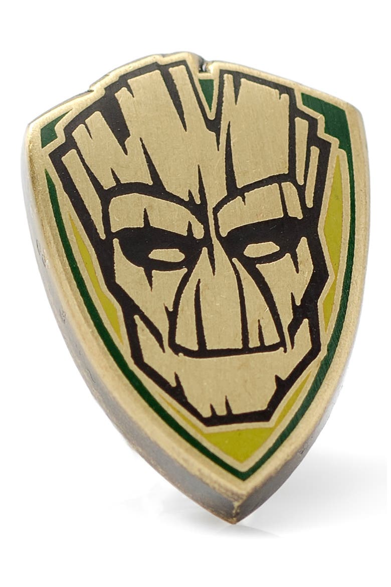 Groot Lapel Pin, Main, color, BRONZE