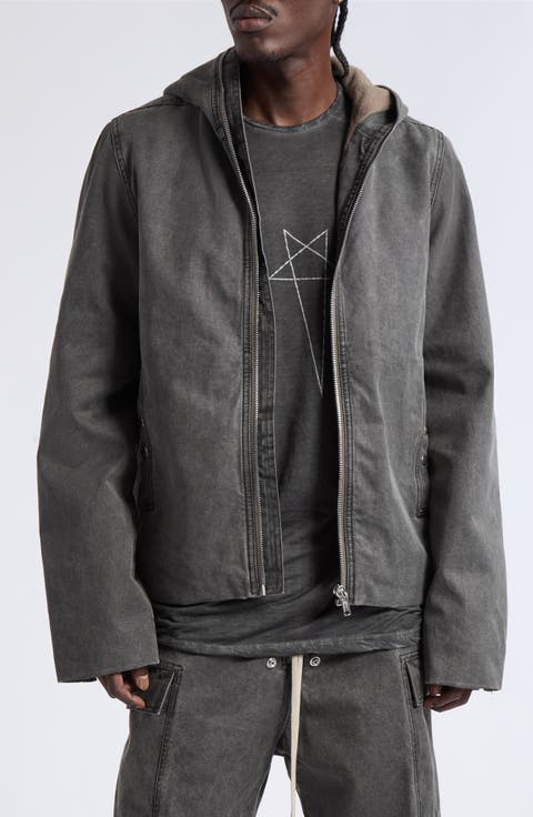 Gimp Cotton Canvas Zip Jacket