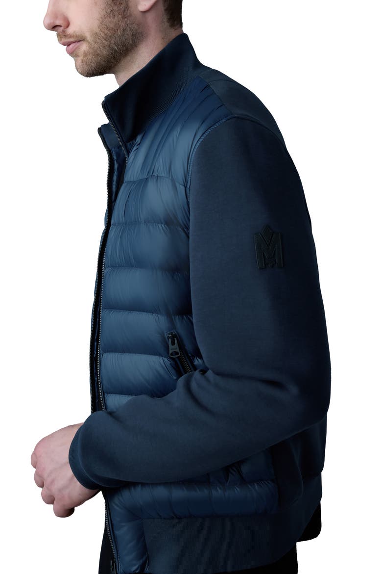 Collin-R Quilted Down Puffer Jacket, Alternate, color, NAVY