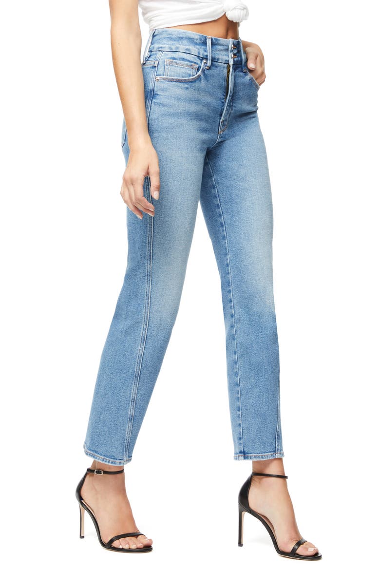 Good Straight Twisted Seam Jeans, Alternate, color, BLUE310