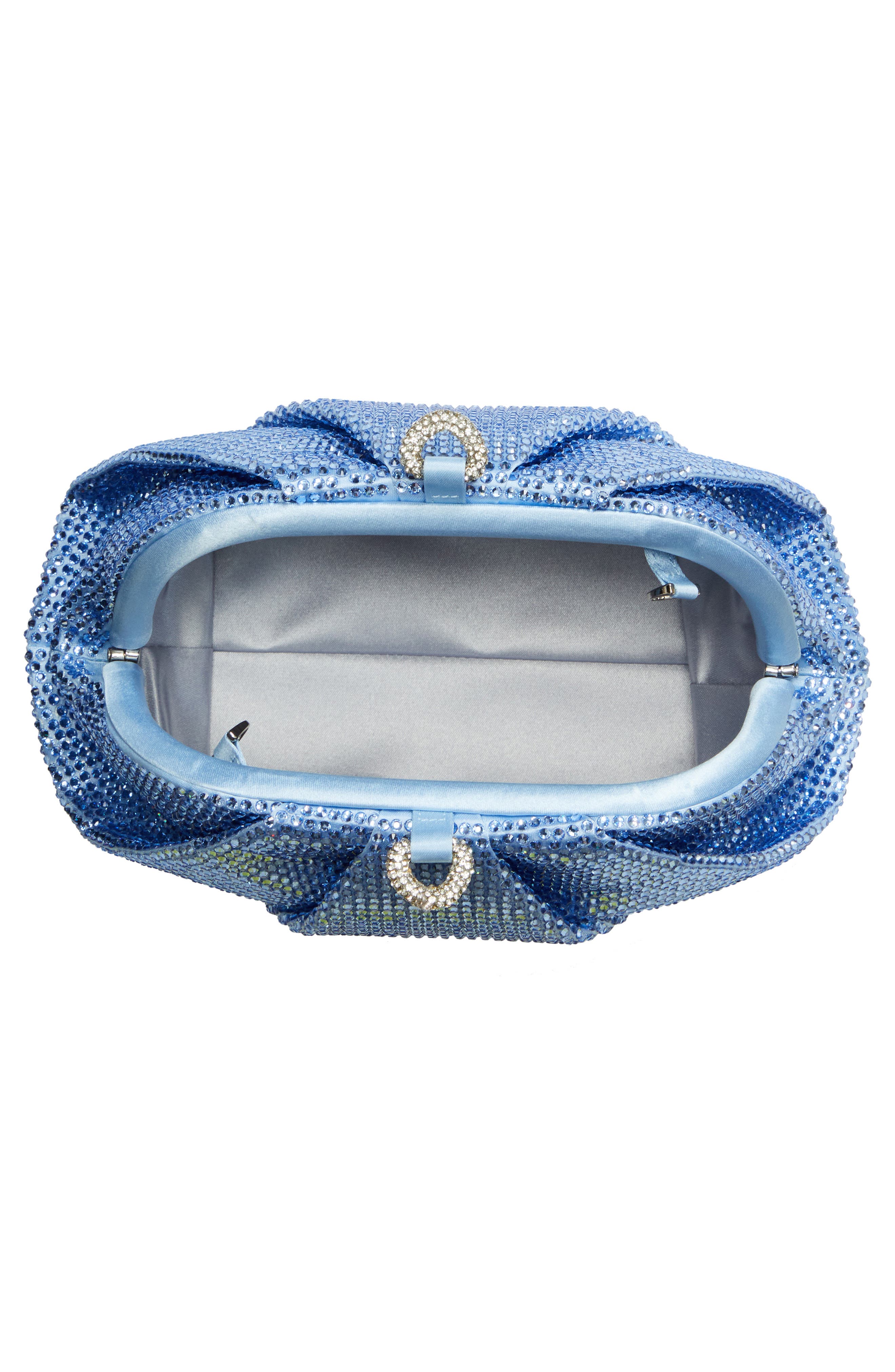 Gemma Crystal Clutch, Alternate, color, SILVER LIGHT SAPPHIRE