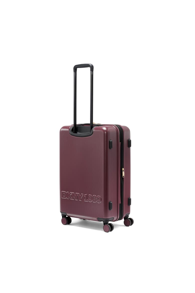 Expandable Hardshell 25" Lightweight Checked Suitcase With Spinner Wheels, Alternate, color, Burgundy