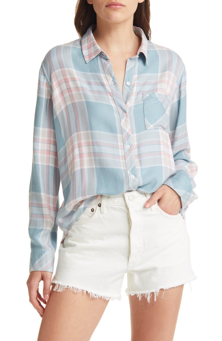 Rails Hunter Plaid Button-Up Shirt, Main, color,