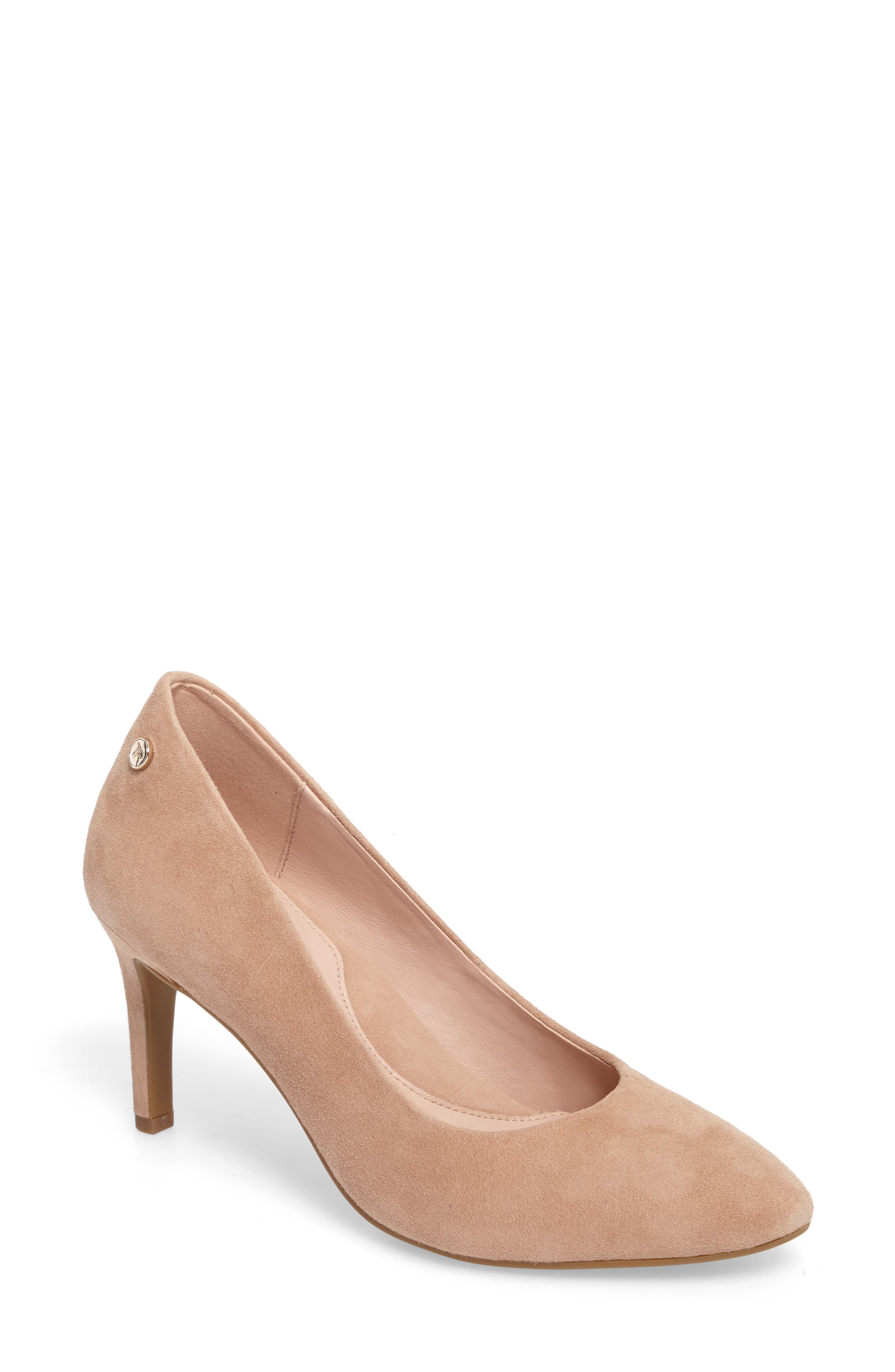 Tamara Pump, Main, color, SOFT BEIGE SUEDE