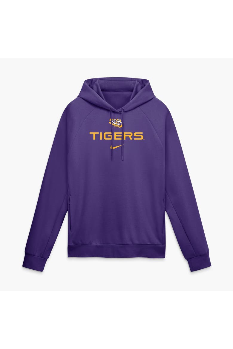 Men's Nike Purple LSU Tigers Premium Performance Raglan Dri-FIT Hoodie, Main, color, Purple
