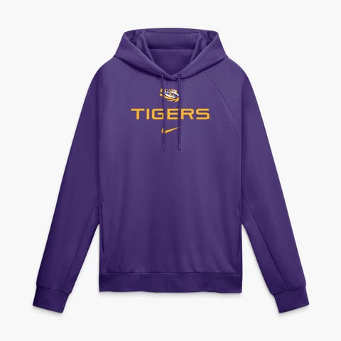Men's Nike Purple LSU Tigers Premium Performance Raglan Dri-FIT Hoodie