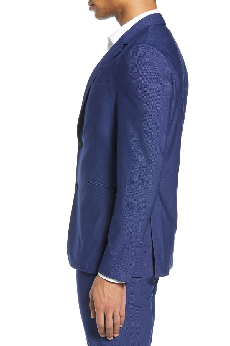 Slim Fit Performance Mesh Sport Coat, Alternate, color, BIRDSEYE BLUE
