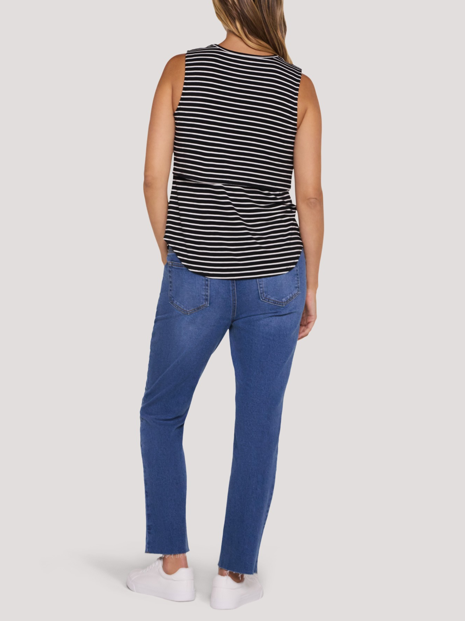 Sleeveless Nursing Maternity Top - image 4