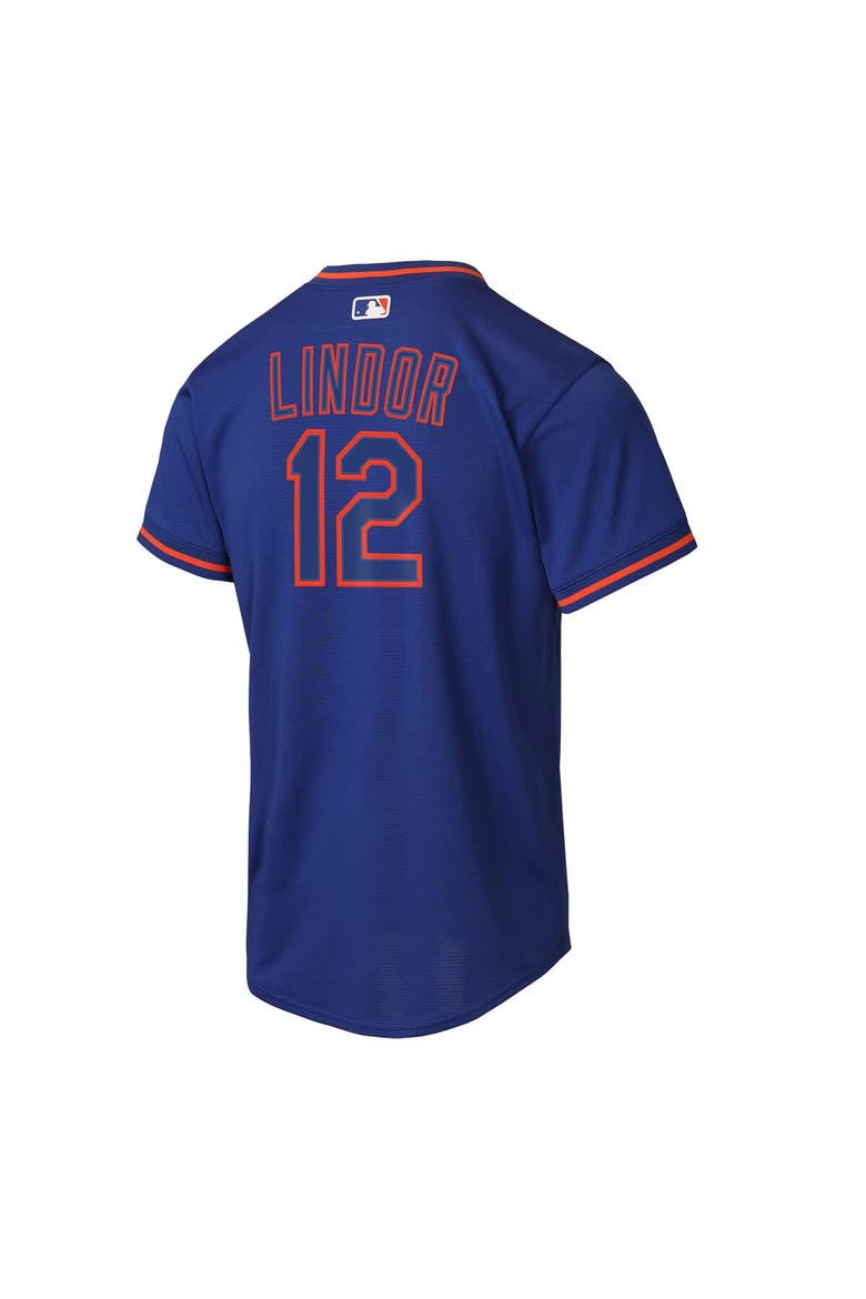 Youth Nike Francisco Lindor Royal New York Mets Alternate Replica Jersey, Alternate, color, Royal