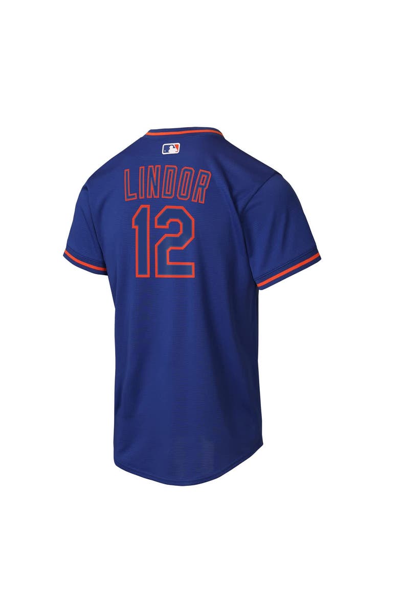 Nike Youth Nike Francisco Lindor Royal New York Mets Alternate Replica Jersey, Alternate, color, Royal