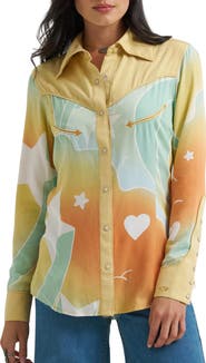 Wrangler Printed Western Shirt