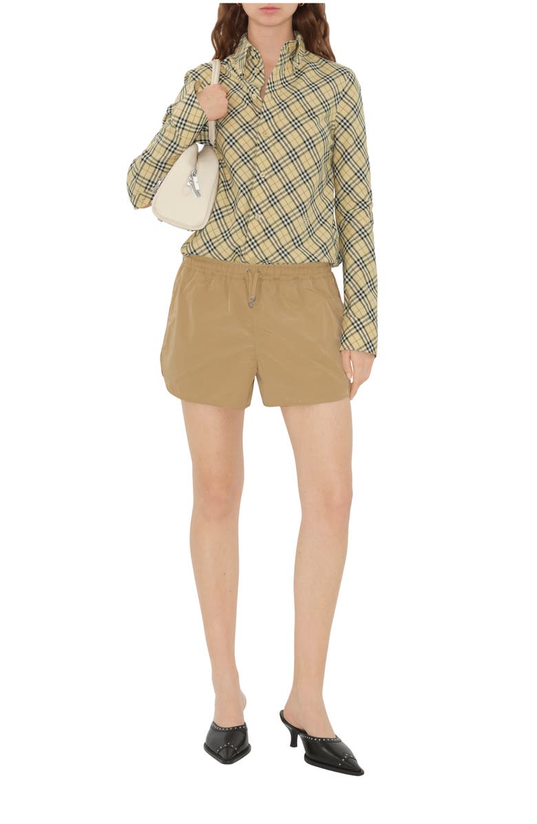 Burberry Nylon Cotton Shorts, Main, color,