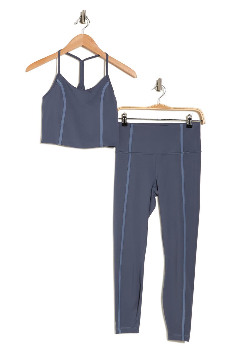 YOGALICIOUS Lux Xandra Crop Tank & Leggings Set, Alternate, color, 