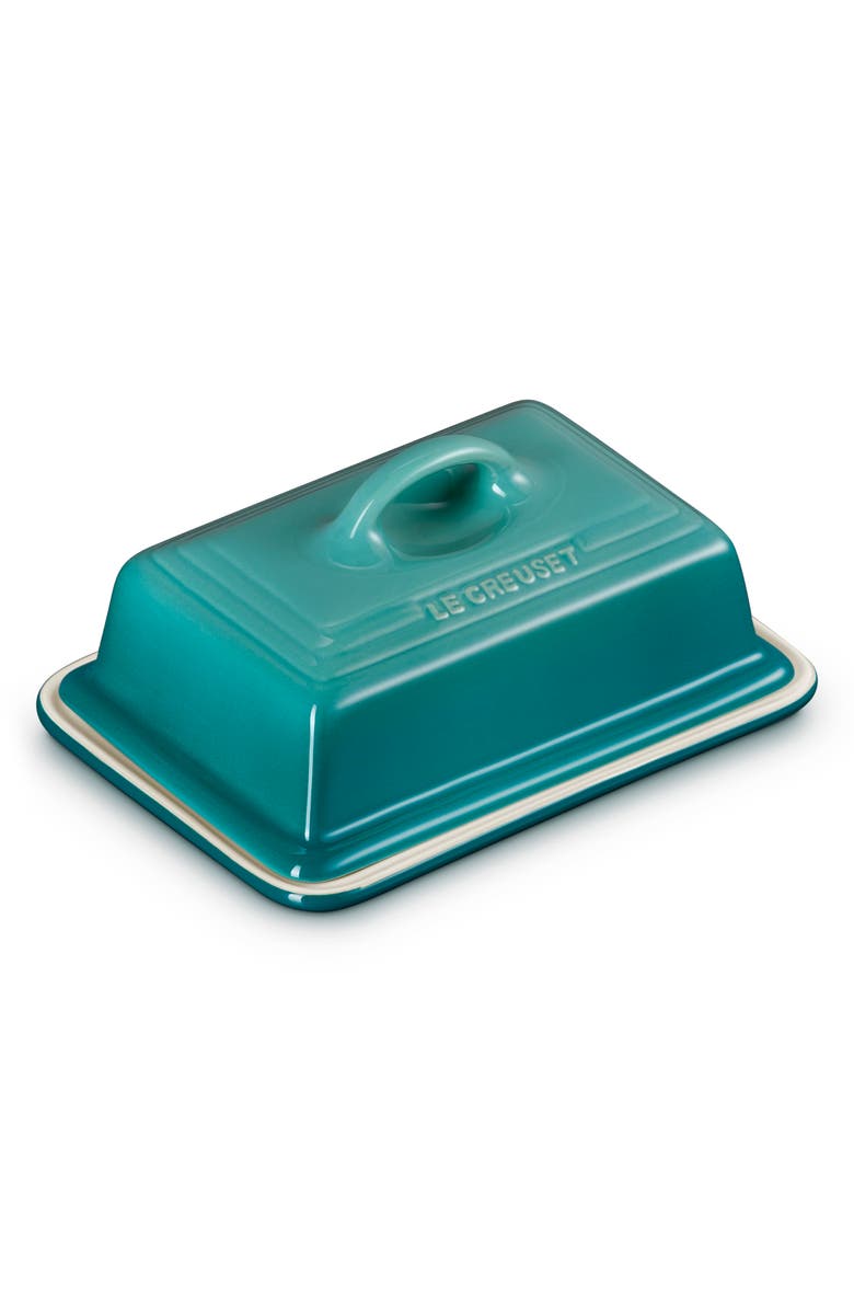 Le Creuset Heritage Butter Dish, Alternate, color, Riviera