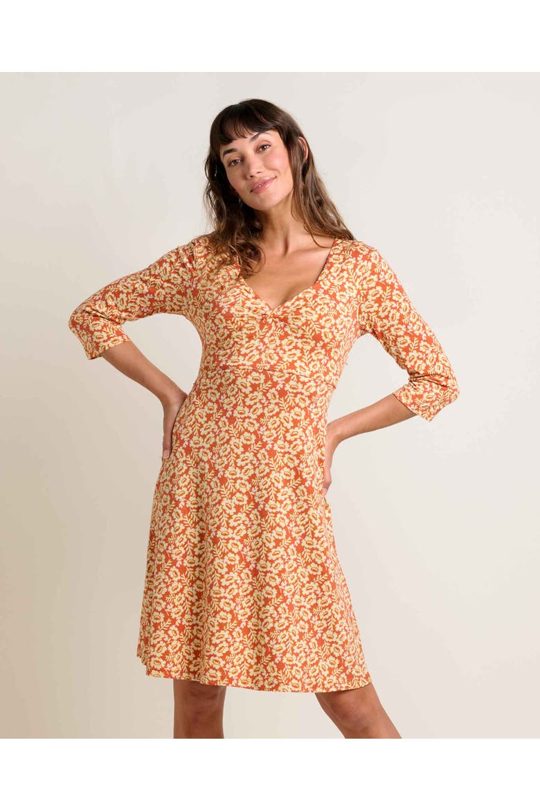 Rosalinda Dress, Main, color, Gourd Ikat Print
