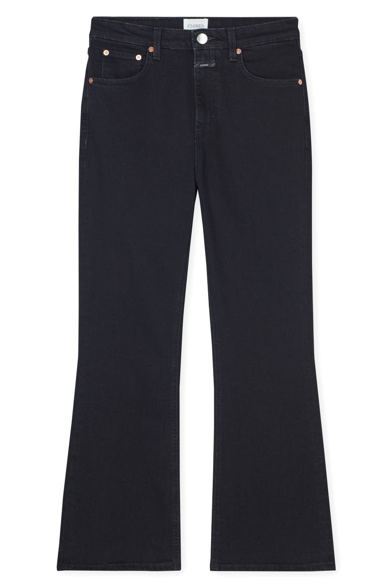 Hi-Sun Crop Flare Leg Jeans, Alternate, color, DARK GREY